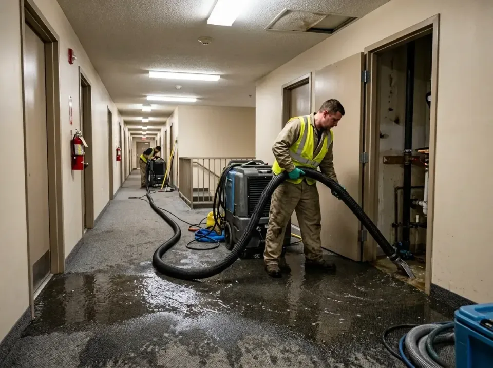 multi-unit-apartment-hallway-f-005 — frequently asked questions, Emergency Burst Pipe Water Extraction & Removal in Oakland…